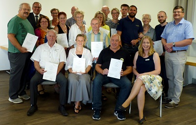 Gruppenfoto der Gruppe zum Vorstandsführerschein 2019