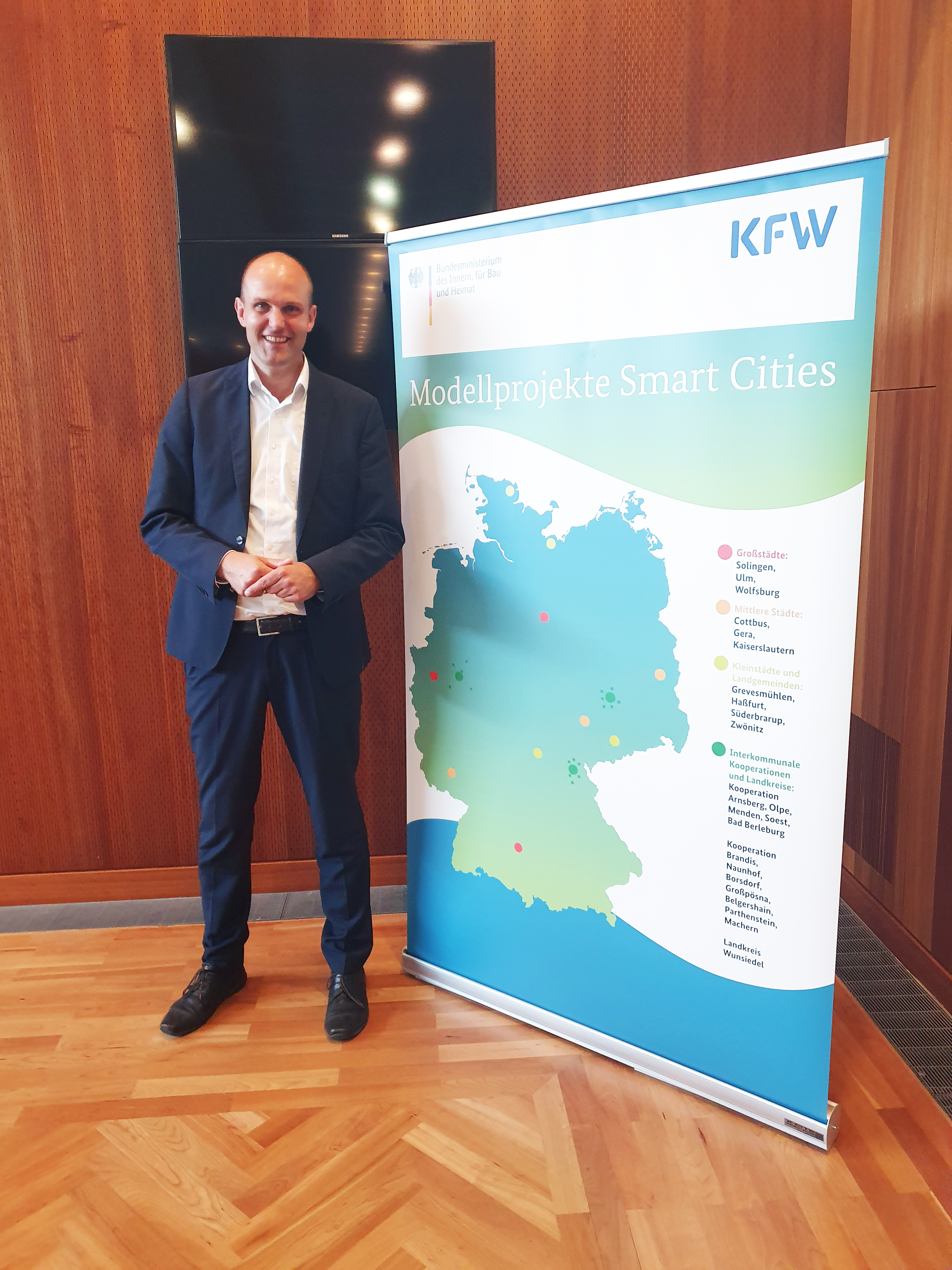 Lars Prahler ist Bürgermeister von Grevesmühlen