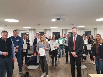 Gruppenfoto des Vorstandsführerschein 2022