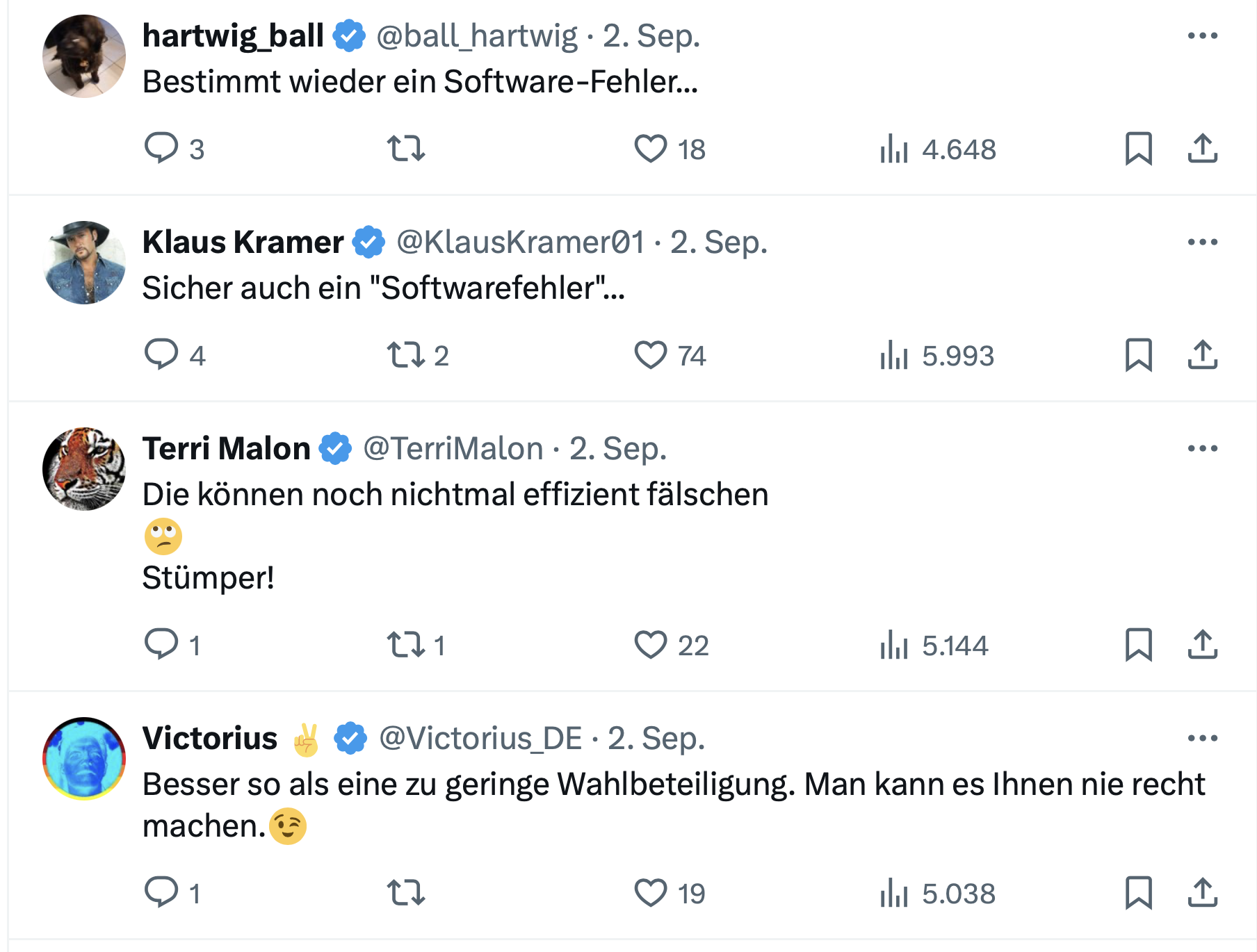 reaktionen