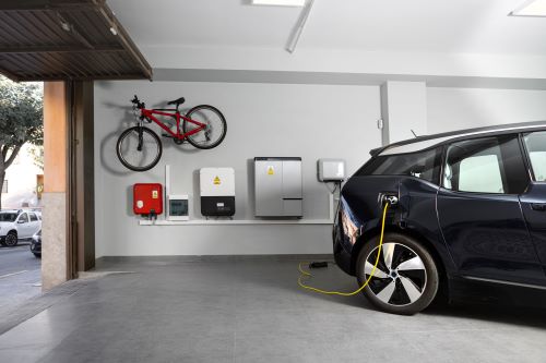E-Ladestelle in Garage