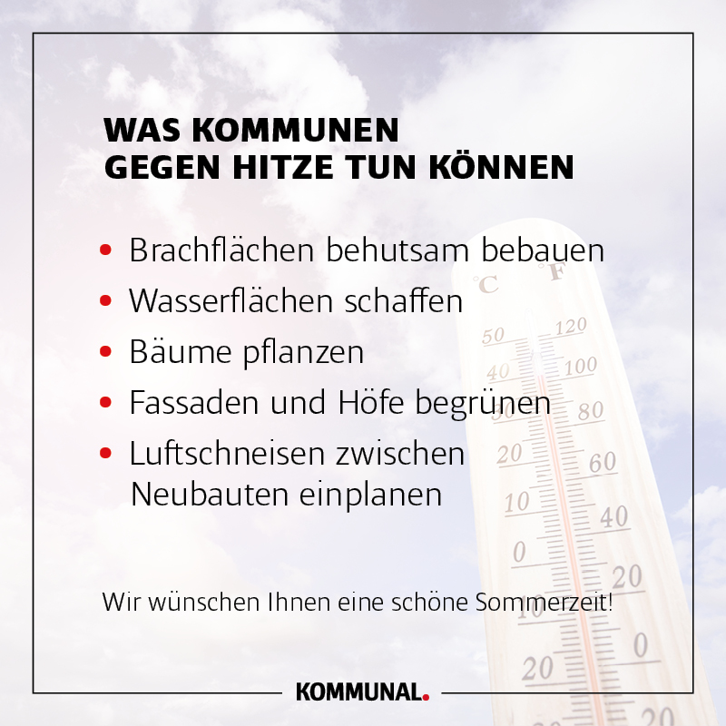 Hitzewelle - Tipps