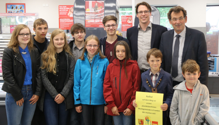 Kinder Roßtal Plastikfreie Gemeinde Aktion