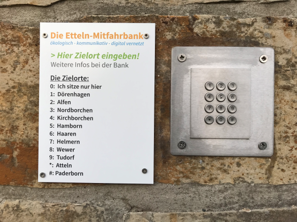 Mitfahrschild 