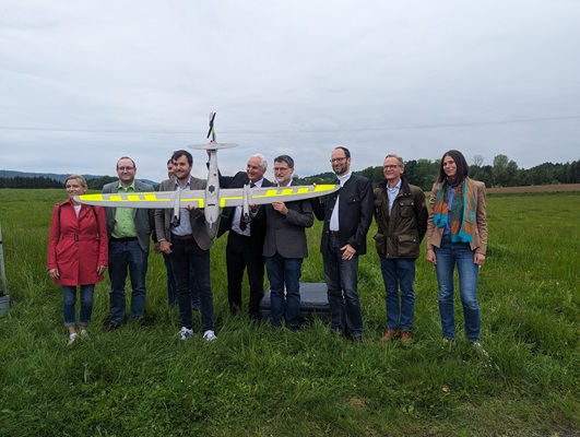 Testflug Drohne
