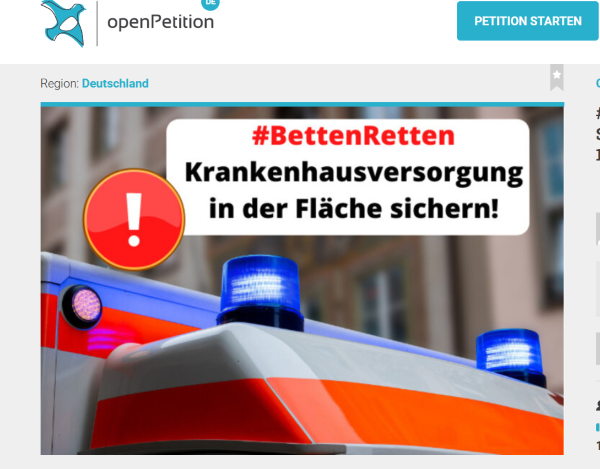 ScreenshotOpenPetition BettenRetten