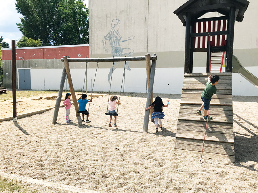 Schaukeln Hortspielplatz