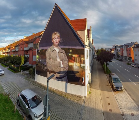 Bemalte Wand