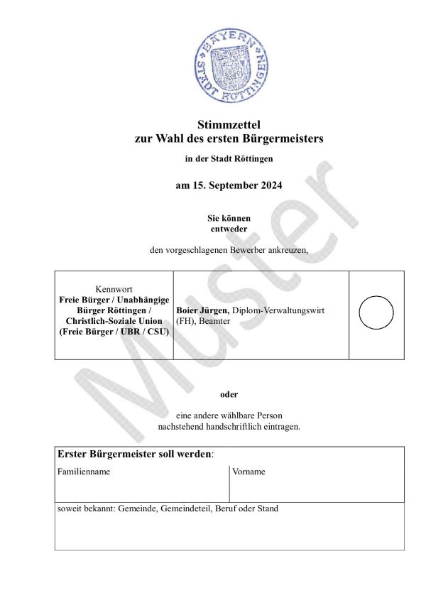 Screenshot Stimmzettel Muster handschriftlich Bürgermeisterkandidaten eintragen