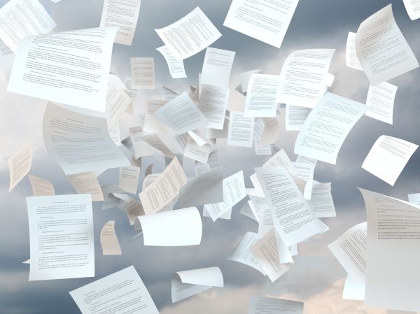 Zettelwirtschaft Bürokratie