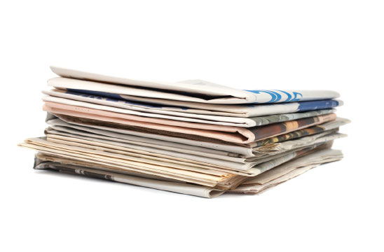 Zeitungstapel