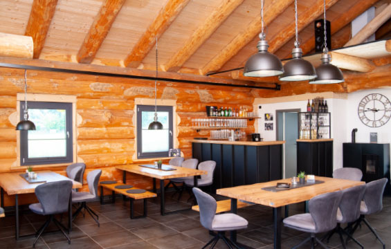 Holzhaus innen