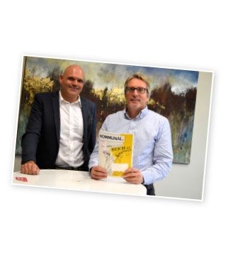 Abgeordneter Lütmann, Chefredakteur Christian Erhardt