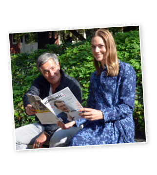 Bürgermeisterin Eliza Diekmann und Annette Lübbers