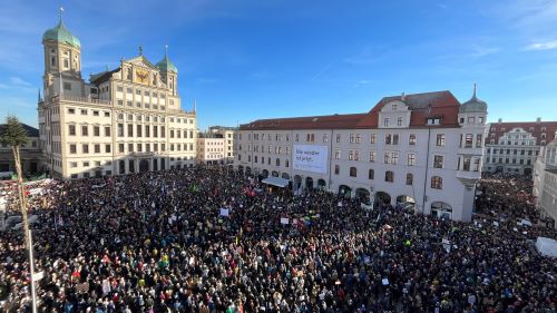 Demo Augsburg gegen Rechts