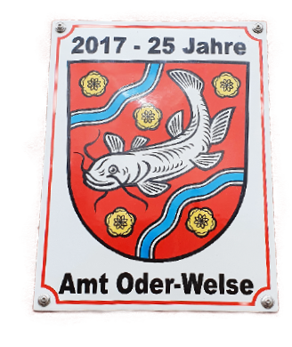 Schild Amt Oder-Welse