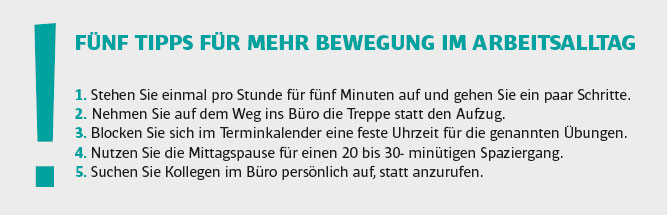 Tipps Bewegte Pause