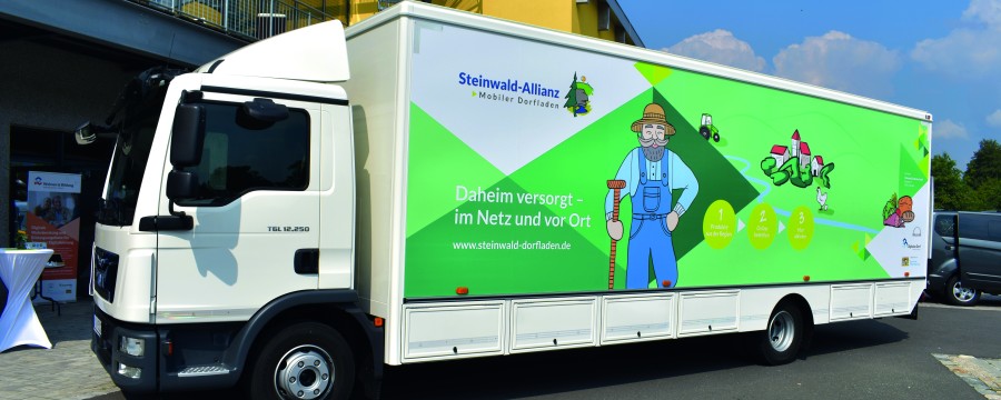 Mobiler Dorfladen der Steinwaldallianz