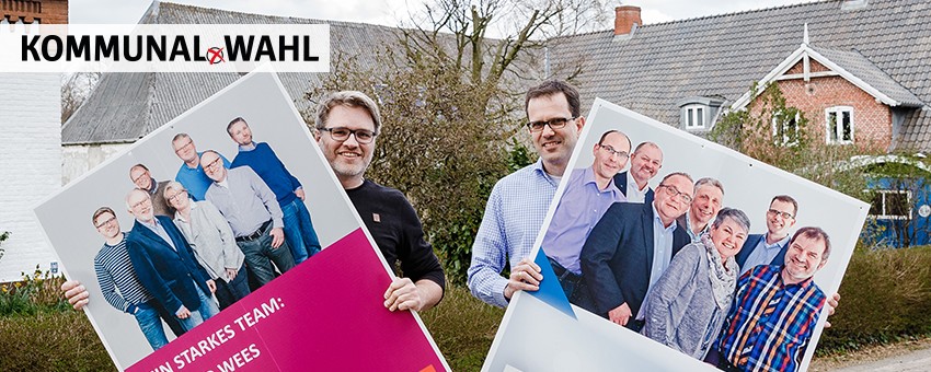 Wahlkampf für die Kommunalwahlen