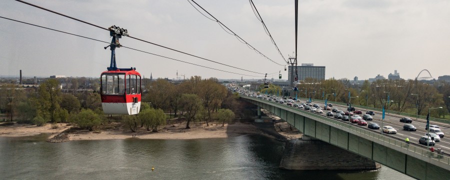 Urbane Seilbahn in Köln