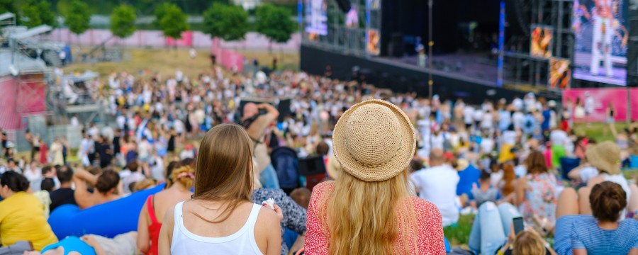 Ein Open-Air-Konzert