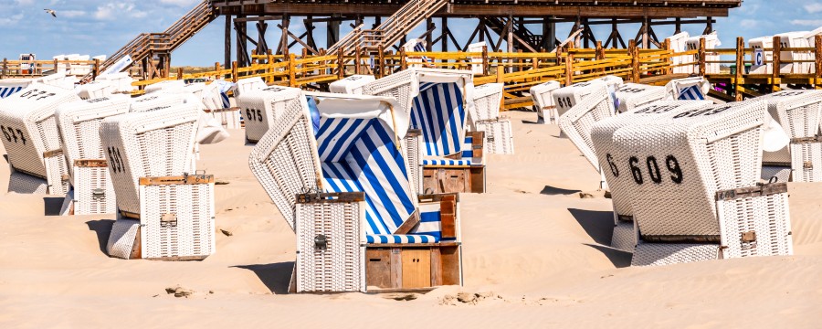 Am Strand in Sankt Peter-Ording