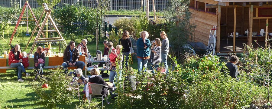 Gartenparty vor Corona