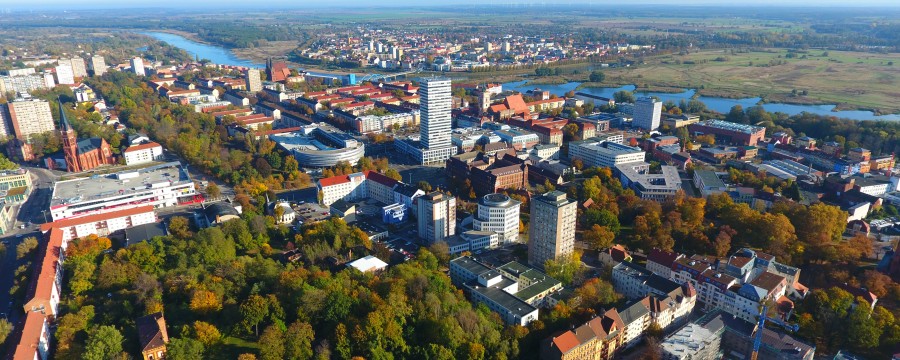 Frankfurt an der Oder von oben