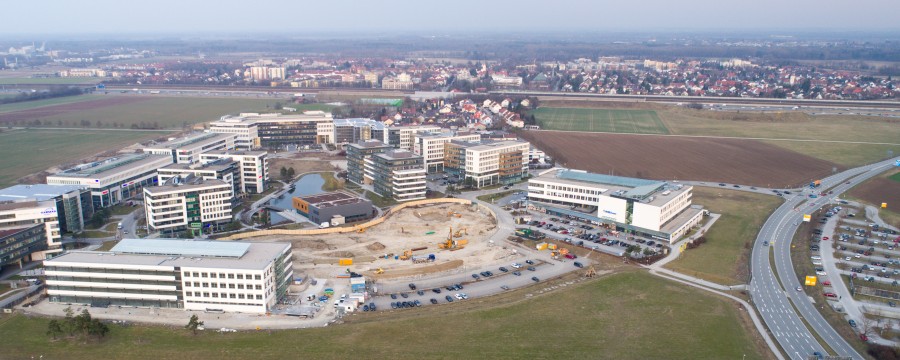 Garching Landkreis München aus der Luft