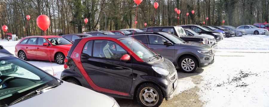 Parteitag als Autokino - die SPD in Papenburg hat ihn durchgeführt (Bild aus einem Video der SPD Papenburg)