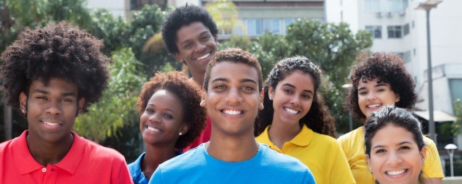 Studenten aus mehreren Nationen