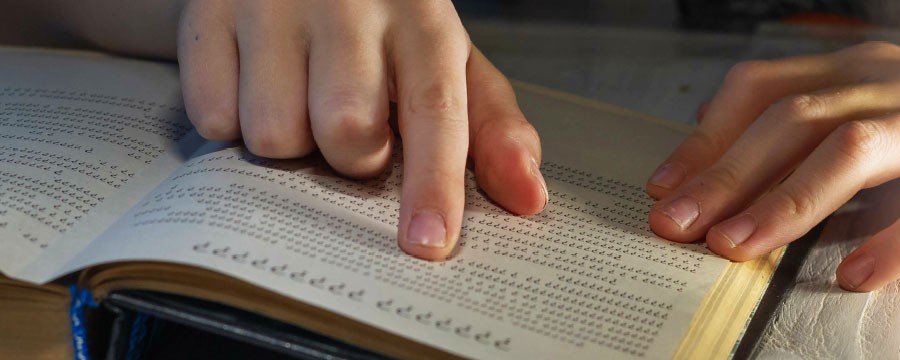 Lesen in einem Buch Symbolbild