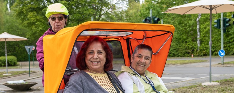 Rikscha Mobil im Märkischen Viertel