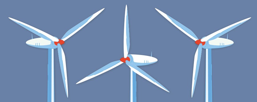 Windräder Grafik