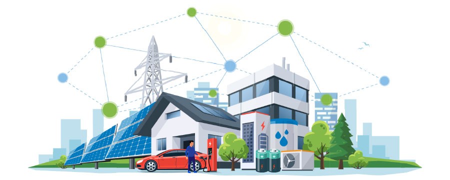 Smart City grafische Darstellung