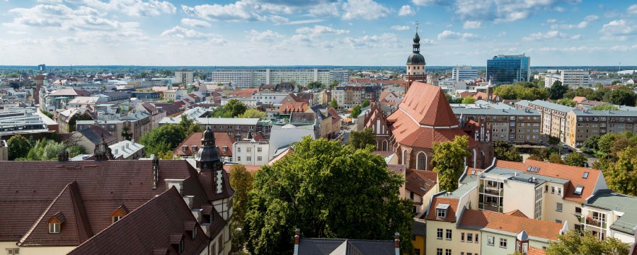 Blick auf Cottbus