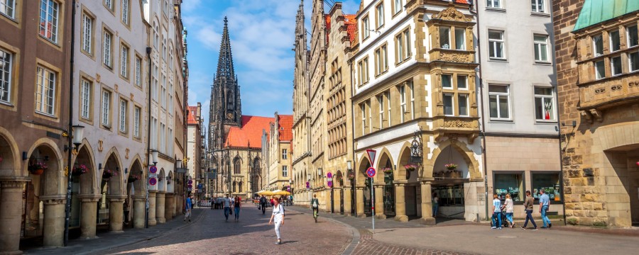 Die Innenstadt von Münster Stadtmarketing