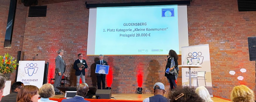 Auszeichnung für eine besondere Städtepartnerschaft in schwerer Zeit