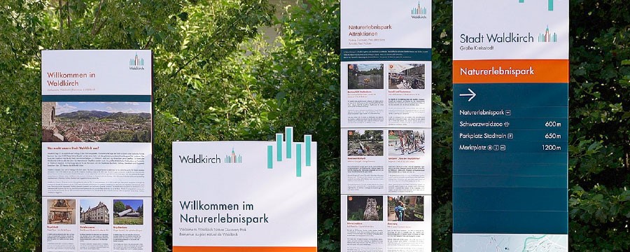 Besucherleitsystem Waldkirch Standortmarketing