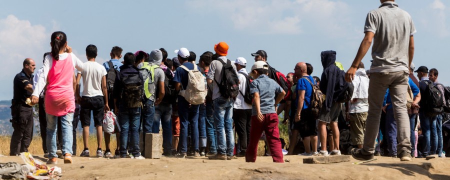 Die EU verschärft die Asylpolitik vor allem an den Außengrenzen (hier in Griechenland) - Deutschland muss aber noch mehr tun, fordert Gerd Landsberg eine Neuaufstellung in der Migrationspolitik
