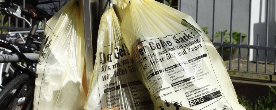 Der Gelbe Sack sorgt immer wieder für Ärger - Deutschlands Kommunen stellen um