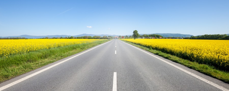 Straße auf dem Land