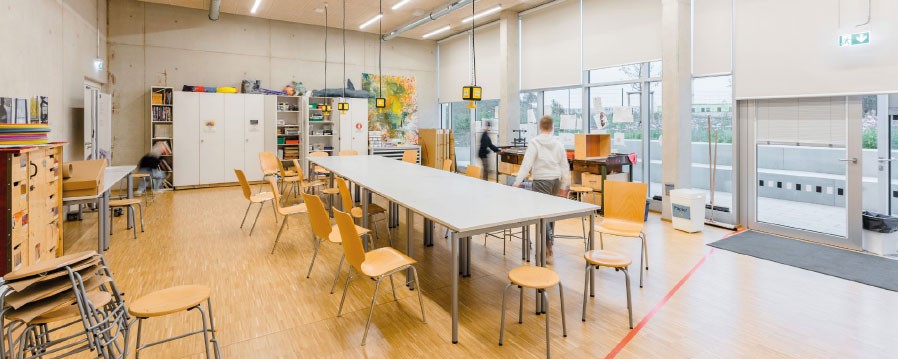 Raum in der Offenen Schule Köln