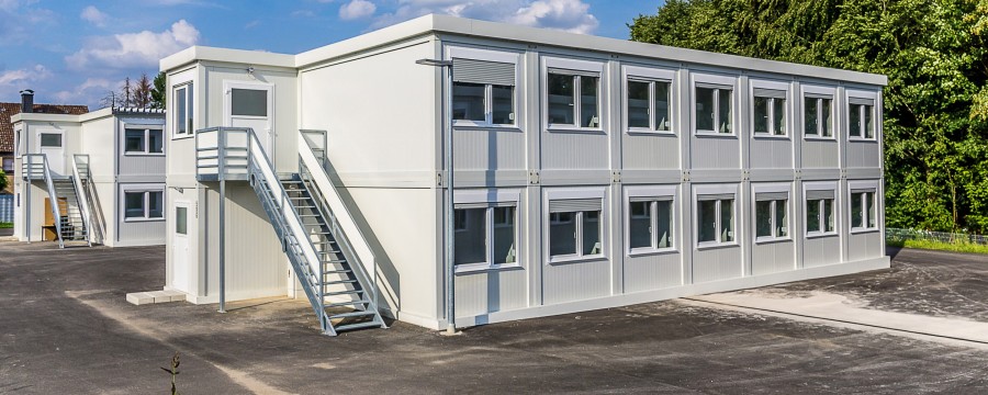 Notunterkünfte für Geflüchtete