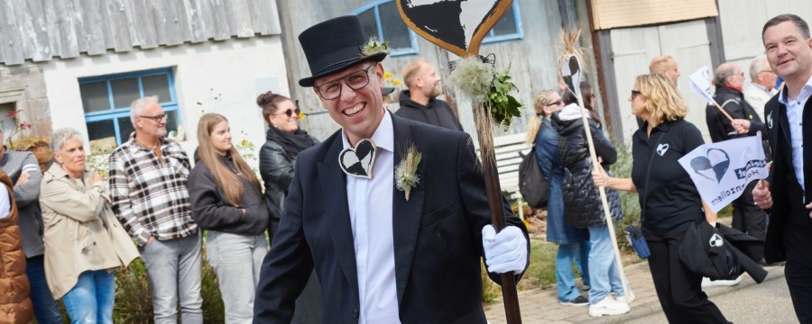 Ferdinand Truffner in Verkleidung: So sieht man den Bürgermeister häufiger.