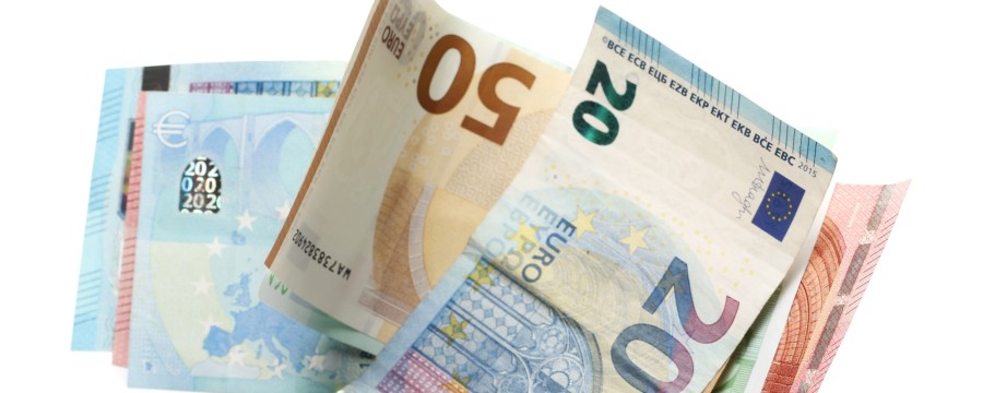 Steuerschätzung, Finanzen Kommunen: Symboldbild Geldscheine und Münzen