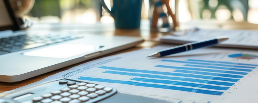 Finanznot: Laptop und Rechner
