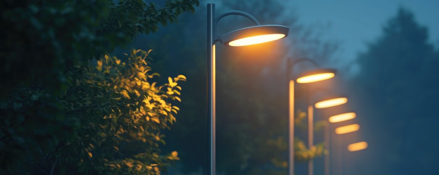 Intelligente Straßenbeleuchtung
