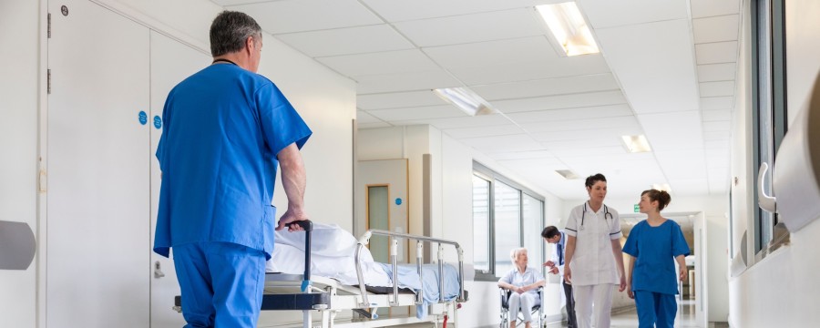 Krankenhausflur Krankenhausreform