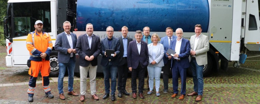 Müllwägen Mobilfunk Projekt